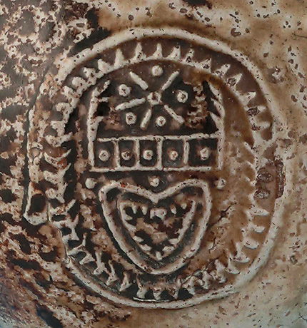 17th Century Frechen Stoneware Bartmannkruge ('Bellarmine Jug') Germany, c1625-75, guild medallion