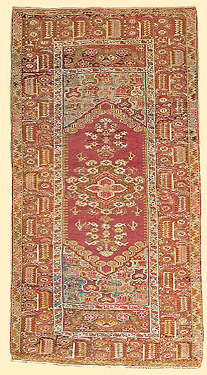 Antique Ghiordes Rug, Anatolia, Late 19th Century