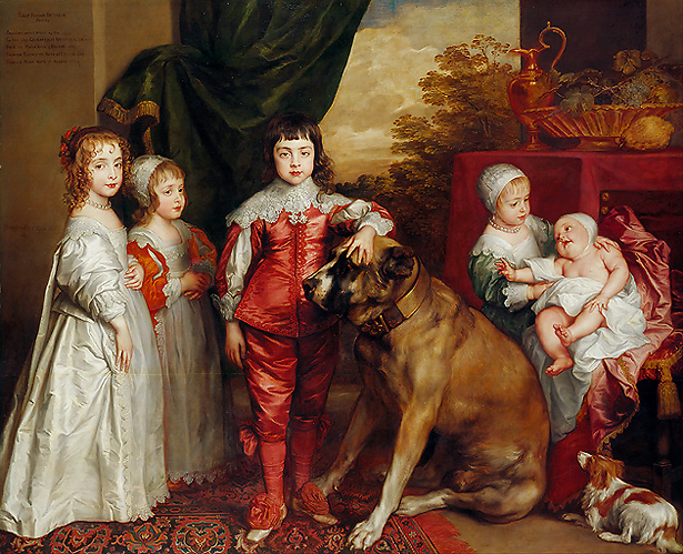 'The Five Eldest Children of Charles I of England', Sir Anthony Van Dyke, 1637
