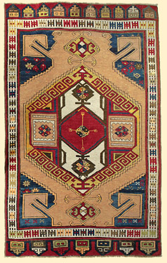 Antique Konya-Karapinar Rug, Anatolia, Late 19th Century, c.1890 