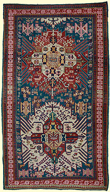 Antique Sewja Kuba Rug, c1900, Caucasus, c1900