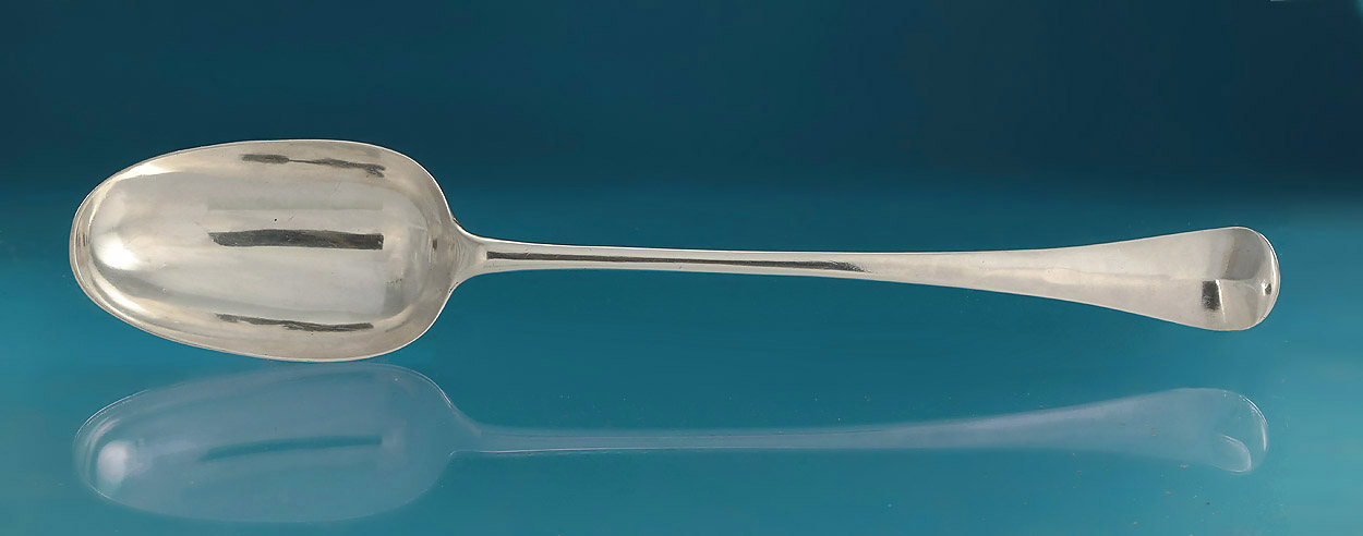 Early George III Silver Hash Spoon, Joseph Bell II, London, 176