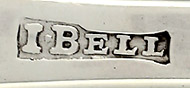 Early George III Silver Hash Spoon, Joseph Bell II, London, 1762, marker's mark