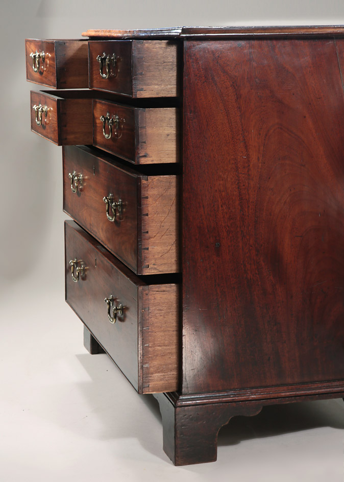 George III Diminutive Mahogany Chest of Drawers, c1765, Attributed to Thomas Chippendale, dovetails