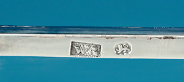 George III Silver Dish Cross & Burner, William Abdy England, c1789 maker's mark William Abdy