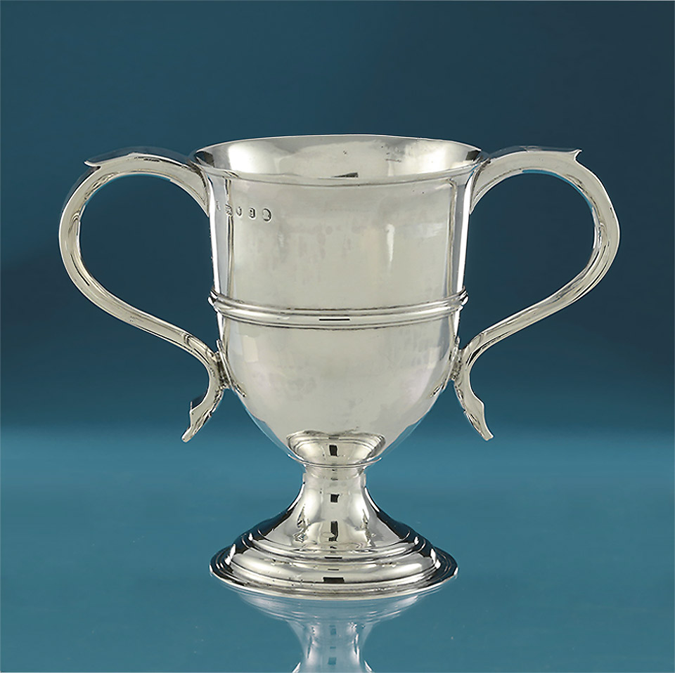 Rare George III Silver Two-Handled Cup, Peter & Jonathan Bateman, London, 1791