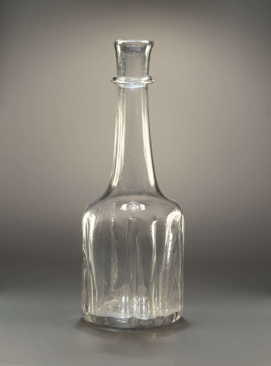 George II Cruciform Glass Decanter (Carafe), England, c1740 