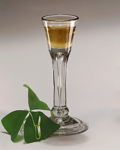 Rare George II Irish Cordial Glass, c1745