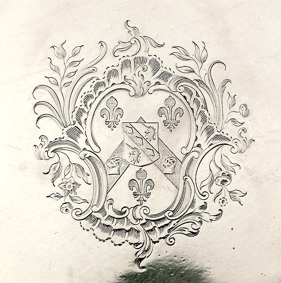 Marital Arms of Robert Ramsden, Osberton Nottinghamshire, & Elizabeth Smythe, Heath Hall Yorkshire