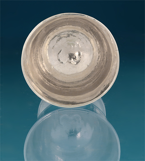 George I Silver Tot Cup, London, 1724, Scratch-Initialed & Dated 1723 , interior