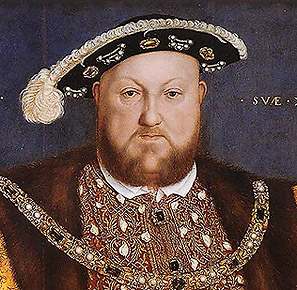 'Portrait of Henry VIII' (detal), Hans Holbein the Younger, 1540