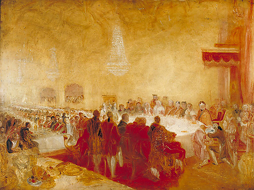 "George IV at the Provost’s Banquet in the Parliament House, Edinburgh",JMW Turner, Tate, London