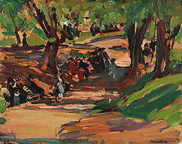 Six Early 20th Century American Paintings under 6000.00