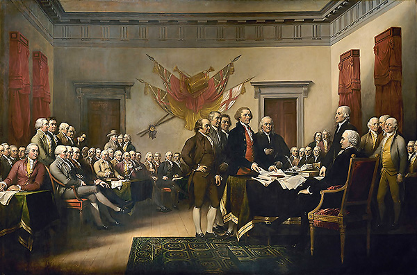 'Declaration of Independence', John Trumbull,