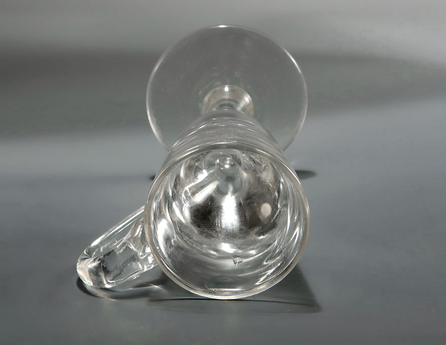 Unusual Georgian Deceptive Toastmaster's Glass, England, c1820, rim