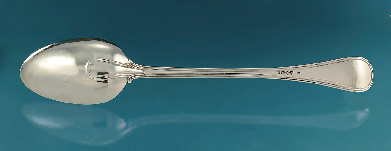 Fine William IV Paul Storr Silver Basting Spoon,, London 1835, verso
